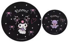 【中古】皿・茶碗 14.クロミ メラミン皿セット(2枚セット) ブラック 「サンリオ当りくじ クロミ当りくじ」