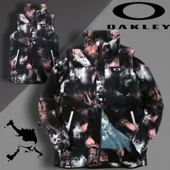 OAKLEY オークリー スカル PERFORMACE FIT SKULL TRANSFORM DOWN VEST 2.0 HTDROFREE 2way ダウンジャケット ベスト  FOA404241 定価2.4万 ブラックプリント▲060▼40416k04