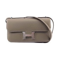 HERMES エルメス コンスタンスエラン  ミロワール ショルダーバッグ ヴォーエプソン エトゥープ  W刻印 レディース【中古】【送料無料】
