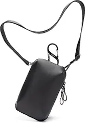 防水 Zepirion ミニマリズムと機能性を追求 スマホショルダー 防水 S字カラビナ付き マルチスマホポーチ スマホポーチ ポーチ ガジェットポーチ トラベルポーチ ショルダーバッグ 小物ポーチ 撥水 軽量 YKK Quick Shoulder 2 (防水