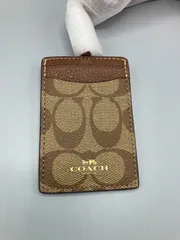 【コーチ Coach】【日本未発売品】【海外正規店買い付け】ID ランヤード・シグネチャー キャンバス