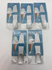 新品未使用　アルミアイスクリームスプーン　5本セット