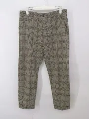 ◇ BEAUTY & YOUTH UNITED ARROWS チェック パンツ サイズL ベージュ ブラック オレンジ レディース P  【中古】 【1211180008932】