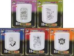 【中古】マグカップ・湯のみ 全5種セット グラス 「ジョジョの奇妙な冒険 第三部 スターダストクルセイダース」 ～BLACK SIDE～ 一番くじ H賞