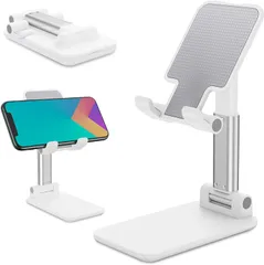 【在庫処分】スマホスタンド ホルダー角度、幅と高さ調整可能な携帯電話卓上スタンド PCスタンド【滑り止め/充電便利/折りたたみ式】iPhone/iPad/Android/Nintendo Switch Lite/Kindleなど携帯電話 タブレット ゲーム機のサムネイル