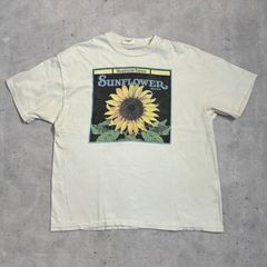 90s "SUNFLOWER" ひまわり Tシャツ USA製 古着
