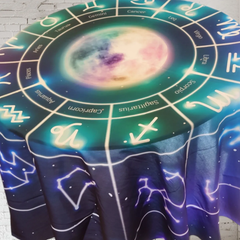 星座のラウンドテーブルクロス