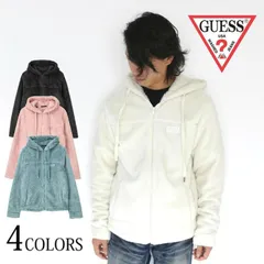 ゲス ミニワッペンフリースパーカー フーディー ボアパーカー メンズ レディース