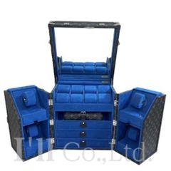【新品同様】Louis Vuitton　ルイ・ヴィトン　ネオ　ボワット･マン　モントル　M10229　モノグラム・マカサー　ブランドバッグ　時計収納ケース　ウォッチケース　収納ボックス　引き出し　ミラー【中古】【68617T】