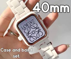 40mm ２点セット アップルウォッチケース カスタム　カバー　画面保護　ギフト　38 40 41 42 44 45　49 キラキラ　ベルト 　ジルコニア　バンド セット series2/3/4/5/6/7/8/9　se1/2/3 Ultra1/2/3