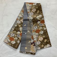 kimonoarisa●美品●最高級西陣織唐織正絹手織り半幅帯半巾帯小袋帯432 kimonoarisa○美品○最高級西陣織唐織正絹手織り半幅帯半巾帯小