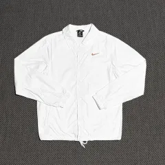 S Nike Nike(ナイキ） SB 白 スウッシュ COACH(コーチ) ジャケット
