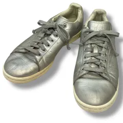 adidas アディダス STANSMITH スタンスミス B41750 メタリックレザー シルバー 26.0cm スニーカー ローカット メンズ ゴーゴー古着久喜倉庫店 鴻636