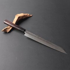 尺300mm 柳刃包丁 墨流しダマスカス　人工象牙八角柄 和包丁 楽天市場】ダマスカス鋼 柳刃包丁 尺一（刃渡り330mm） 尺