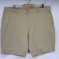 古着 ポロ・ラルフローレン POLO RALPH LAUREN ショートパンツ ポロチノ チノパン 大きいサイズ ハープパンツ w40  ベージュ メンズ