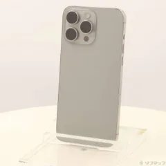〔中古品〕 iPhone15 Pro Max 512GB ナチュラルチタニウム MU6W3J／A SIMフリー【269】