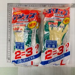 ショーワ 作業用 ゴム手袋 天然ゴム 背抜き No.310 グリップ ソフトタイプ グリーン Lサイズ 6双 通気性抜群 工場 製造業 園芸 農業 林業 運送 土木建築