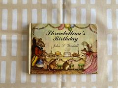 ◆しかけ絵本◆ Shrewbettina's Birthday　誕生日パーティー　もぐら　土竜　ネズミ　鼠　ビンテージ絵本　英国　英語絵本　HAPPY BIRTHDAY