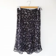#anc ソニアリキエル SONIARYKIEL スカート 38 黒 総柄 フレア レディース [836642]のサムネイル