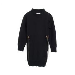 サカイ Sacai ワンピース Sponge Sweat × MA-1 Dress ネイビー コットン ナイロン ワンピース レディース Used Aのサムネイル