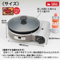 【開封済・未使用品】Iwatani カセットフー ビストロの達人3 CB-BST-3 JT 0612ML001 0220240522100020