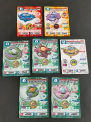 aca397 ベイブレード カード C.C.G キャラクターカードゲーム まとめ マスタードランザー 148　ウルフォス 153　シーボーグストーム 173　ドラシェルウィザードTYPE2 171　マスタードライガー 169