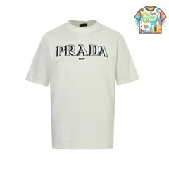 【今日WTO】Prada 25ss シャドウレター刺繍半袖-EM21