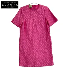 GUCCI グッチ 【美品/国内正規/22年製】703817 ZAIDC GG シルク100％ 半袖 38