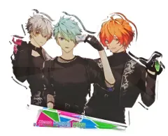 【中古】アクリルスタンド・アクリルパネル カナタ＆ミラン＆ゼノ アンジェリーク ルミナライズ アクリルスタンド～守護聖たちの脱出編～ 「帰ってきた!3宇宙合同!アンジェリークくじ」 D賞10