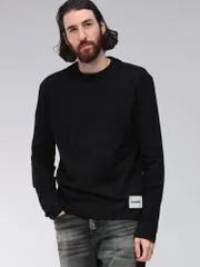 JIL SANDER (ジルサンダー) ワンポイント クルーネック 長袖 Tシャツ