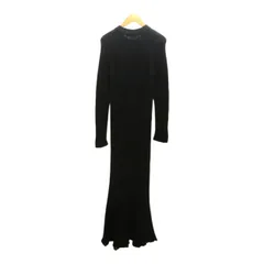 JUNYA WATANABE 23AW WOOL KNIT DRESS BLACK サイズS JL-N006 ジュンヤ ワタナベ ウール ニット ドレス ロングスリーブ セーター 大名店