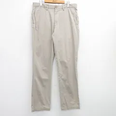 W34/古着 ラルフローレン ブランド パンツ メンズ コットン ベージュ カーキ 25jul07 中古 ボトムス ロング
