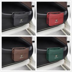 新品 ☆ 1個セット！アルファロメオ[Alfa Romeo]   エンブレム 車用収納ケース車用ゴミ箱 車載収納 ティッシュ 収納小物入 スマホ収納 4色選択  ☆全車種対応684