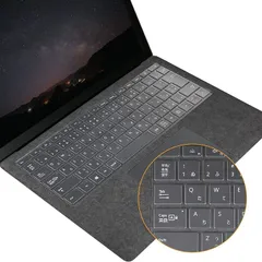 Digi-Tatoo Microsoft Surface laptop 5/Laptop 4/Laptop 3 13.5/15 インチ 専用 キーボードカバー JIS 日本語配列 極薄 防指紋(透明,  Surface Laptop 5/4/3)