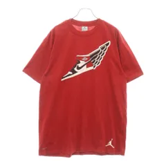 JORDAN BRAND (ジョーダンブランド) エアジョーダンスニーカープリント半袖Tシャツカットソー レッド 214866-648