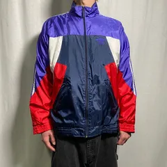 80年代 adidas アディダス ナイロンジャケット トラックジャケット メンズM相当 