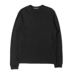 Acne アクネ Tシャツ サイズ:XS 現行モデル NASH FACE フェイスパッチ 刺繍 ロングスリーブTシャツ ブラック 黒 トップス カットソー 長袖 ベーシック【メンズ】【中古】のサムネイル