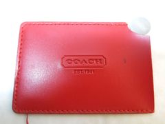 3/17日値下げ MER630 COACH(コーチ）手鏡 赤