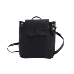 ニナリッチ NINA RICCI リュック・デイパック ロゴ柄 ブラック