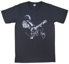【土日も発送】B.B. KING B.Bキング チャコール グレー  Ｔシャツ メンズ レディース ブルース BLUES bny ロックTシャツ バンドTシャツ BBK-05