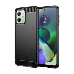 新品 Gosento For MOTO G64y 5G / MOTO G64 5G ケース シリコン 衝撃吸収カバー 防指紋 MOTO G64 5G カバー (ブラック)