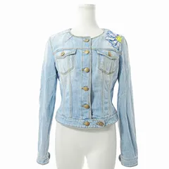 美品Blumarine ファー付きデニムジャケット 2025年最新】BLUMARINE ジャケット・アウターの人気アイテム