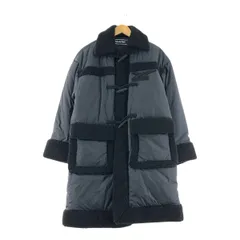 ▼▼Onitsuka Tiger オニツカタイガー メンズ ロングコート ベンチコート 中綿 ボア SIZE XS 2183B011 ブラックのサムネイル