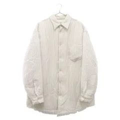 Martin Margiela 14 (マルタンマルジェラ) 21AW オーバーサイズ パフィー シャツ ジャケット ホワイト S50DL0476 S49994のサムネイル