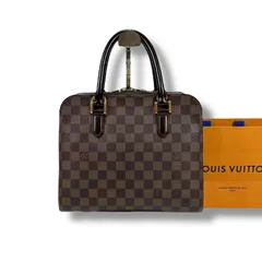 ルイヴィトン　LOUIS VUITTON トリアナ　ダミエレザー　ハンドバッグ　トップハンドルバッグ　ブラウン