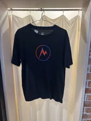 marmot マーモット Tシャツ 半袖T プリントT ネイビー サイズXL A-832のサムネイル