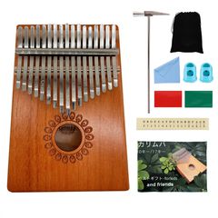 칼림바 kalimba 17키 간이 교칙본 첨부 민족악기 건반 악기