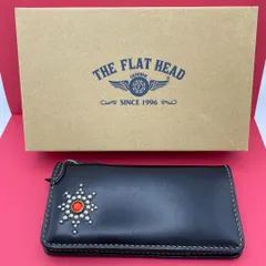 美品⭐️THE FLAT HEAD フラットヘッド バイカーウォレット　長財布　黒 中古・古着通販】THE FLAT HEAD (ザ・フラットヘッド) 長財布 ブラック