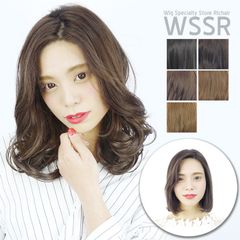 ヴェールウェーブスクエアハーフウィッグ(レディース 女性用 かつら WIG エクステ エクステンション つけ毛 ヘアピース)