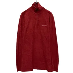 champion フリース ジャケット チャンピオン L レッド ハーフジップ アウトドア古着卸 アメリカ仕入 a608-6081